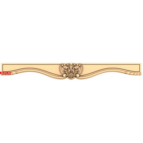 Elegant Waves Column - 3D CNC model