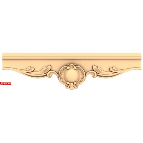 Tsarga - Elegant 3D model for CNC