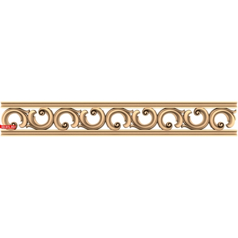 3D model of the baguette 