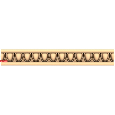 3D STL Model of Baguette 