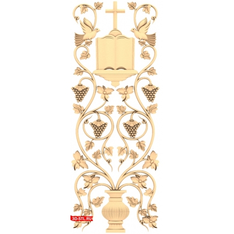 3D STL model of Grape Symphony for CNC