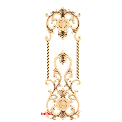 Ascending Grace - 3D door model in STL format for CNC