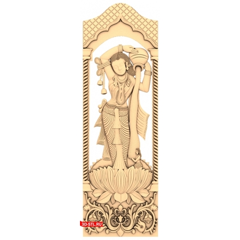Divine Lily - STL 3D model for CNC machines