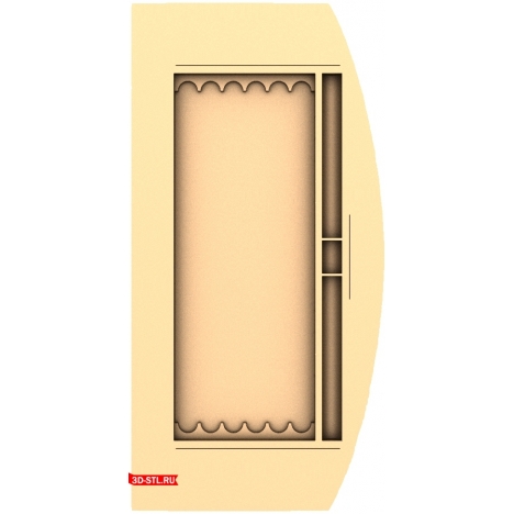Backgammon Inner Part (Series 5) - 3D CNC Model
