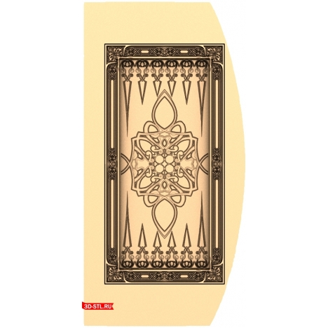 Backgammon Inner Part (Series 5) - 3D CNC Model