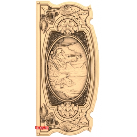 Backgammon Stribog (4 series) - 3D STL Model for CNC