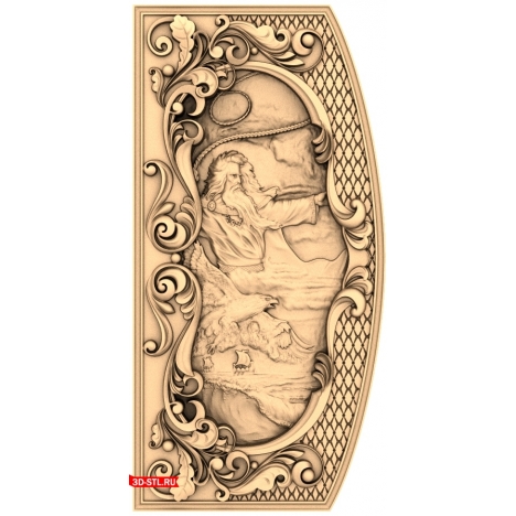 Backgammon Stribog (5 series) - STL model for CNC