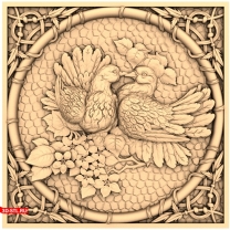 Doves (in a frame)