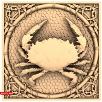 Framed Crab Panel