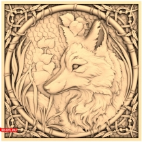 Framed Fox Panel