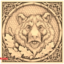 Framed Bear Panel