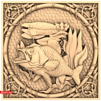 Framed Fish Panel