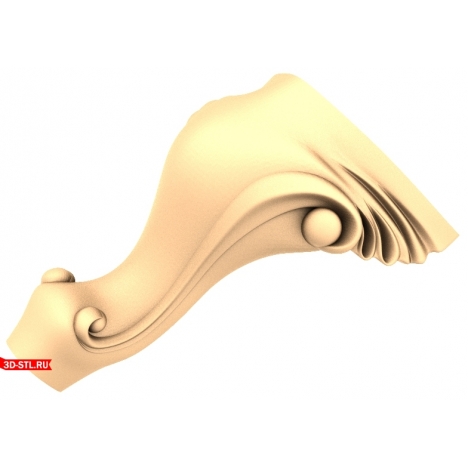 3D STL model of the Wing of Grace for CNC machine