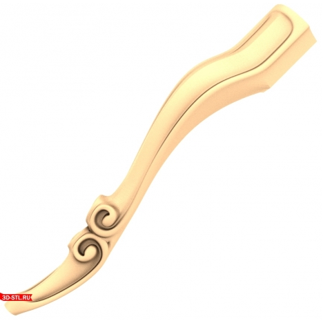 3D model of the Ascending Magic leg for CNC machines in STL format