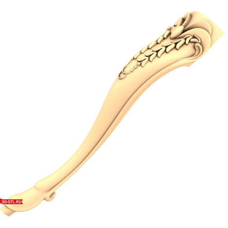 Vintage Leg Vintage Duet - 3D STL model for CNC