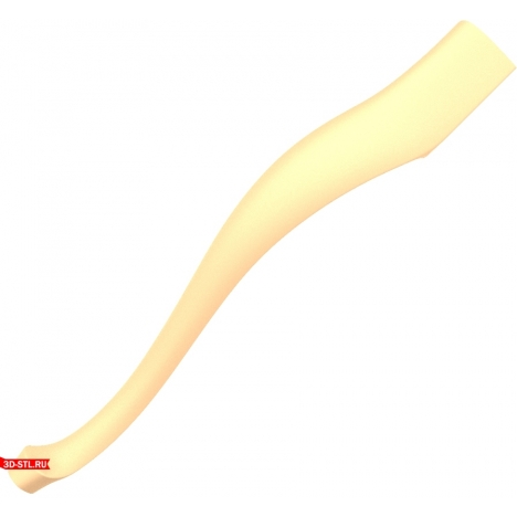 Graceful Curvature Furniture Leg 