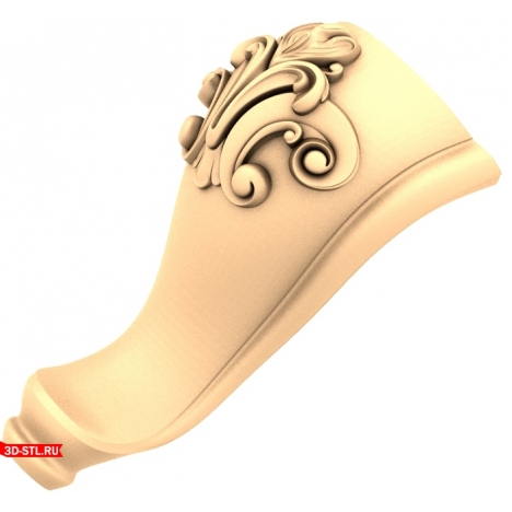 Exquisite 3D model of furniture legs in STL format