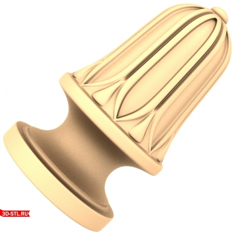 STL model of the decorative finial 