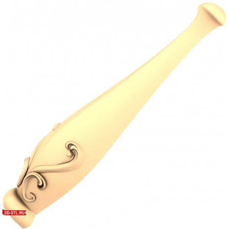 Elegance Pommel - 3D STL model for CNC machine