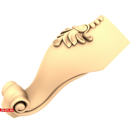 Elegant 3D model of furniture legs STL