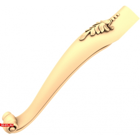 3D model of a leg for CNC Graceful Elegance