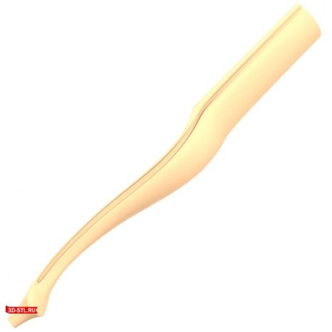 3D STL model of the Graceful Wave leg for CNC