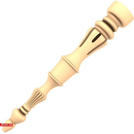 Elegant Boyarina - 3D model of a baluster in STL format for CNC
