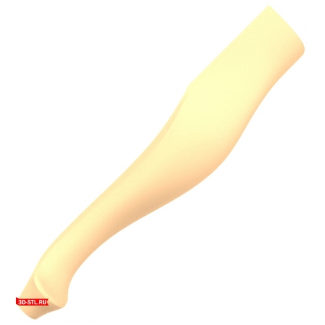 3D model of the Gracia furniture leg in STL format