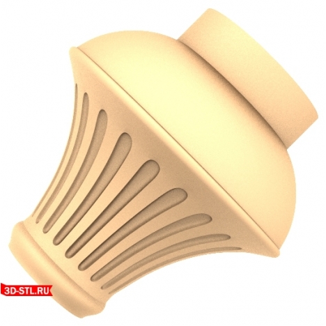 3D STL model of a Vintage CNC Headstock