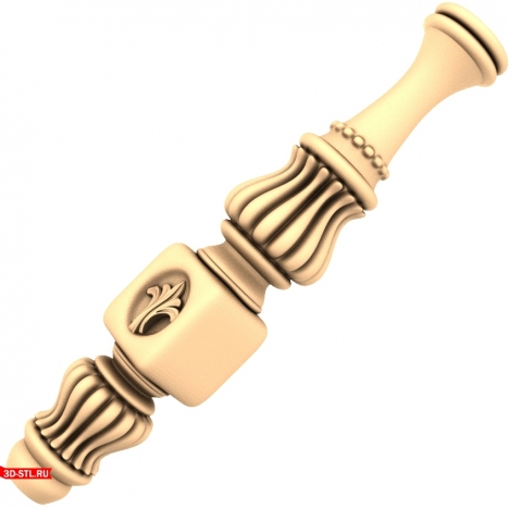 3D model of Imperial Baluster in STL format for CNC