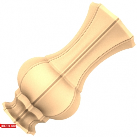 STL model of the Empire Gracia finial