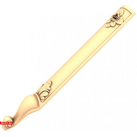 3D model of Floral Harmony for CNC in STL format