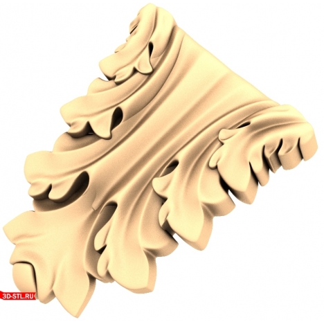 STL model of the Time Vortex bracket for CNC