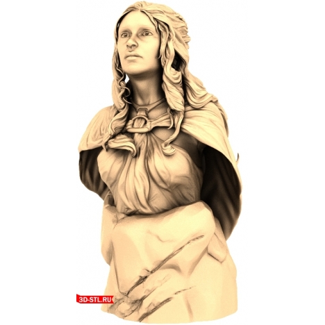 3D model of a girl - ideal for 3D printing