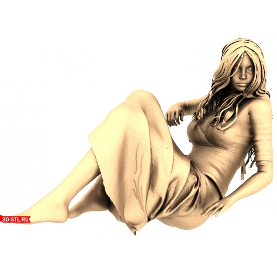 Статуэтки "Девушка № 32" STL - 3D модель для ЧПУ. b Notice/b