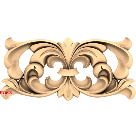 Elegant Ornament - 3D STL Model for CNC