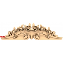 Floral cornice