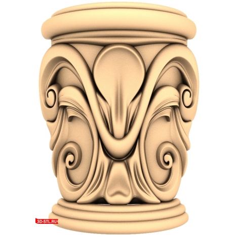 Elegant CNC machine decor - 3D model in STL format