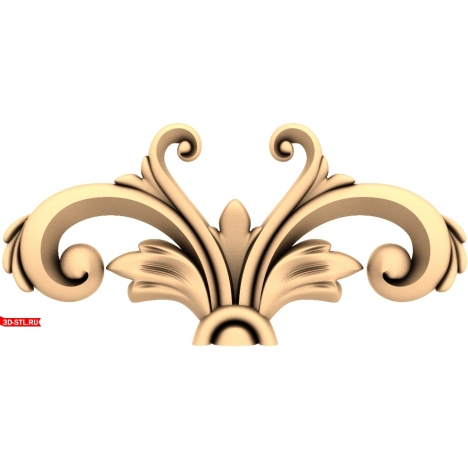 Lotus Coil Decor - 3D model for CNC machine