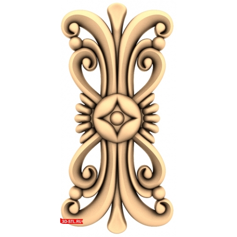 Luxurious Ornament - 3D STL Model for CNC