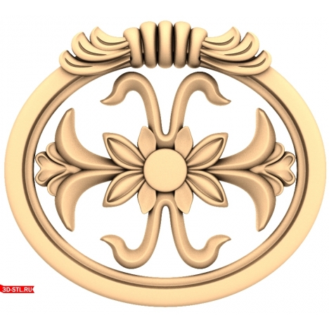3D STL Model of Flower Symphony for CNC