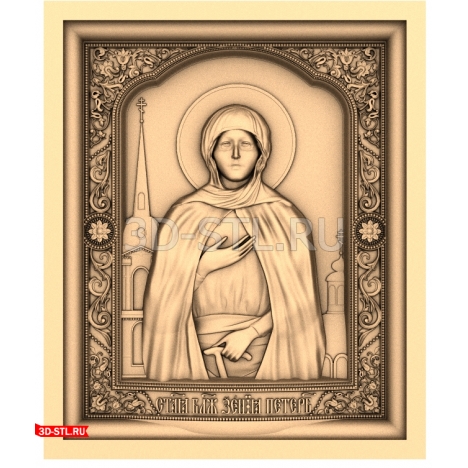 Icon of Saint Xenia of Saint Petersburg 