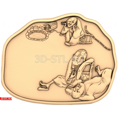 Банный Поднос – 3D модель STL для ЧПУ станка