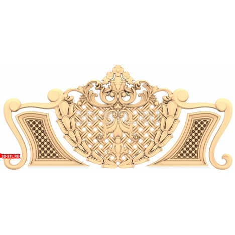 Bed Headboard - Elegant Baroque Design