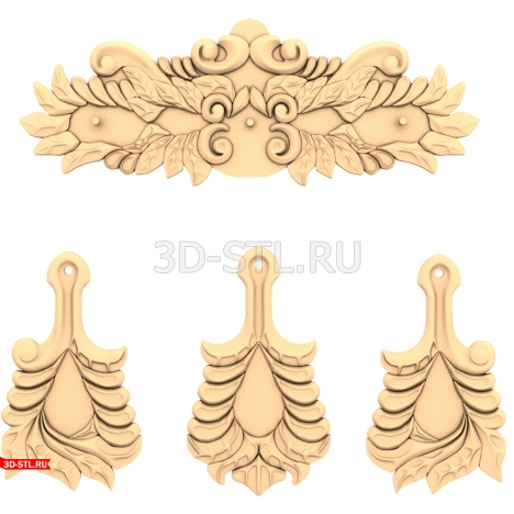 Leaves and Swirls Decor 