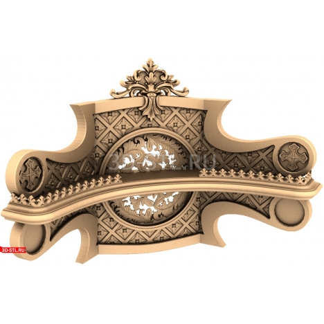 Corner Shelf Icon - 3D CNC model