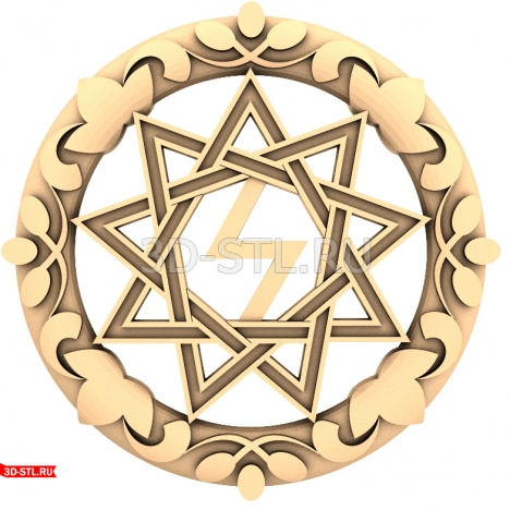 Pirunica Panel - 3D model in STL format for CNC