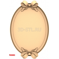 Panel "Tray with Bows"