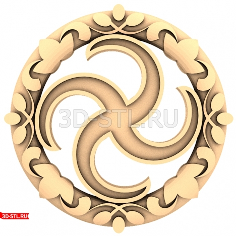 Svaor Panel - 3D model for CNC
