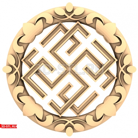 Svarozhich Panel - 3D model for CNC machine